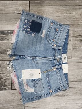 Lucky Brand LIMITED EDITION Laura Ashley Denim Floral Lined Women's Shorts